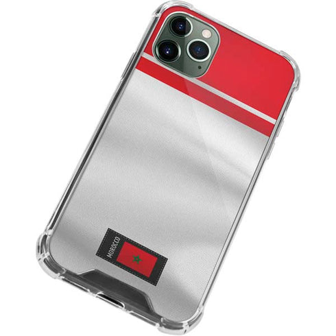 Morocco Soccer Flag iPhone 12 Pro Clear Case